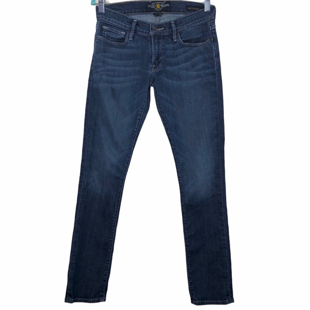 Lucky Brand med wash Cate Stacked Skinny jeans 2